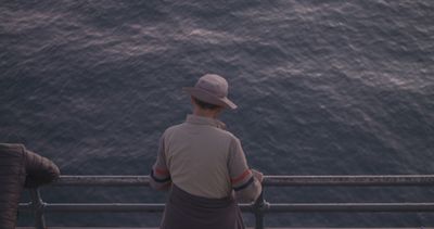 Environmental portrait in urban setting